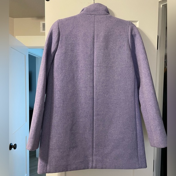 Jcrew j.crew j crew cocoon lilac wool coat size 2 J. Crew - Picture 4 of 5